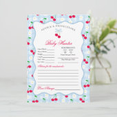 Cherry Sweet Blue Coquette Conseils pour la carte (Debout devant)