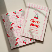 Cherry Sweet Invitation d'anniversaire