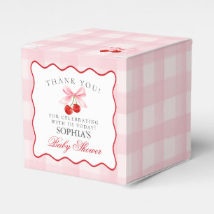Cherry Sweet Rose Coquette Baby shower Ballotins