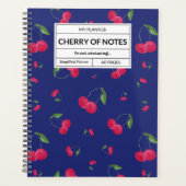 Cherry Thema Planner 60 pagina's & 12 MAANDEN LANG (Voorkant)
