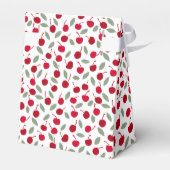 Cherry Theme Waterverf Baby shower Bedankdoosjes (Achterkant)