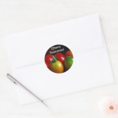 Cherry Tomaten Ronde Sticker (Envelop)