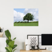 Cherry Tree in Summer Poster (Thuiskantoor)