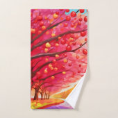 Cherry Tree Lane Bad Handdoek (Handdoek)