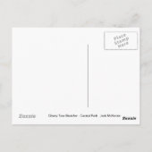 Cherry Tree Sketcher - Central Park Briefkaart (Achterkant)