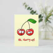 Cherry Up ! Carte postale Cerises (Debout devant)