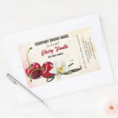 Cherry Vanilla Fruit Candle Ingredients Label (Envelop)