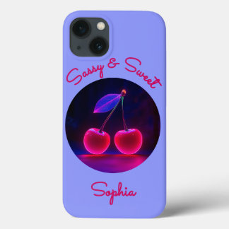 Cherry Vibe Sassy - Sweet & Bold iPhone 13 Hoesje