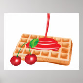 Cherry Waffles Poster (Devant)