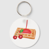 Cherry Waffles Sleutelhanger (Voorkant)