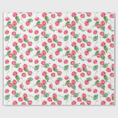 Cherry Waterverf Pattern Cadeaupapier (Vlak)