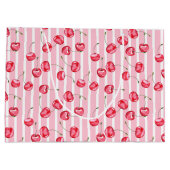 Cherry Waterverf Pattern Groot Cadeauzakje (Achterkant)