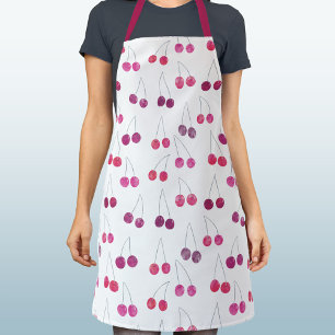 Cherry Waterverf Pattern Pink Schort