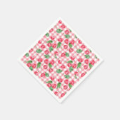 Cherry Waterverf Pattern Servet (Hoek)