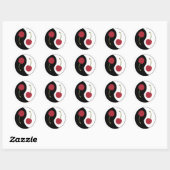 Cherry Ying Yang sticker (Vel)