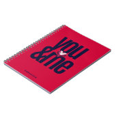 Cherry You & Me Carnet personnalisé (Côté gauche)