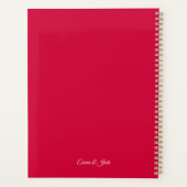 Cherry You & Me Personnalisé Pink Planner (Dos)