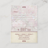 CherryBlossom n° 47 - Carte de profil pour les ent (Dos)
