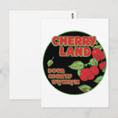 Cherryland door County Wisconsin Briefkaart (Voorkant / Achterkant)