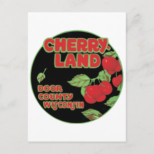 Cherryland door County Wisconsin Briefkaart