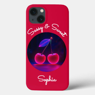 Cherrylicious Sassy – Sweet & Bold iPhone 13 Hoesje