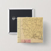 Cherrytree Township Vierkante Button 5,1 Cm (Voorkant /achterkant)