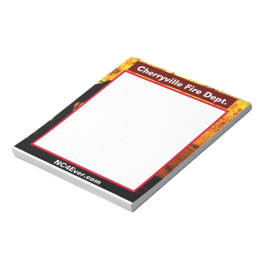 Cherryville Fire Dept. notepad Notitieblok (Gedraaid)
