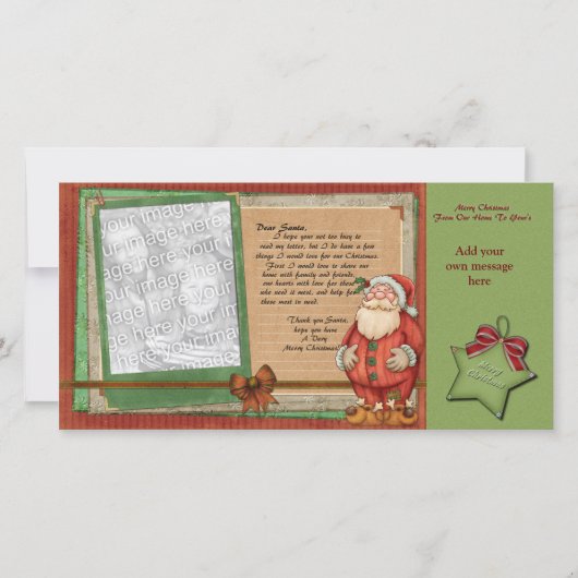 Chers Cartes photos Père Noël (Devant)