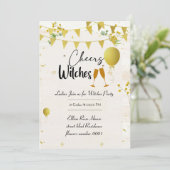 Chers sorcières Invitation de la fête des dames d' (Debout devant)