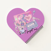 Chers souvenirs – Cahier nostalgique rose Y2K (Dos)