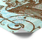 Cherub Angel Affiche d'architecture française Bann (Coin)
