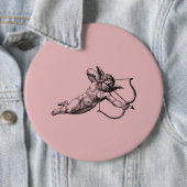  Cherub Angel Cupid Love Ronde Button 6,0 Cm (In situ)