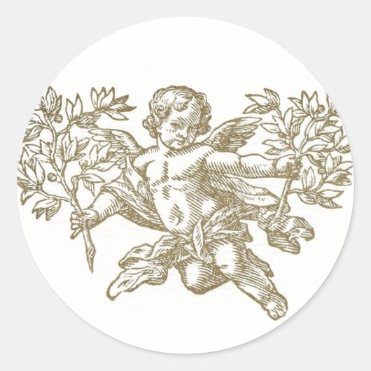 Cherub Angel (Envelop) Sticker (Voorkant)