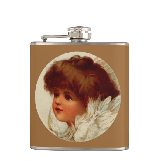 Cherub Angel Flask Heupfles (Voorkant)