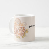 Cherub Angel tasse personnalisée (Devant gauche)