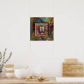 Cherub Angel Window Poster (Keuken)