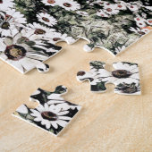 Cherub Angels in het bloemveld Legpuzzel (Zijkant)