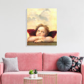 Cherub by Raphael Canvas Afdruk (Insitu (Woonkamer))