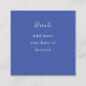 Cherub Cupid Couple Holding Heart Wedding Mini Informatiekaartje (Achterkant)