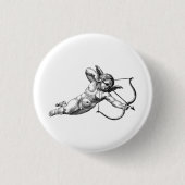  Cherub Cupid Love Ronde Button 3,2 Cm (Voorkant)