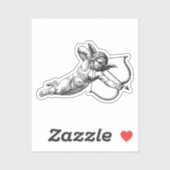  Cherub Cupid Love Sticker (Vel)