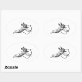  Cherub Cupid Love Sticker Label (Vel)