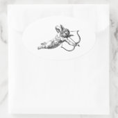  Cherub Cupid Love Sticker Label (Tas)