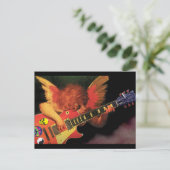 Cherub électrique avec carte postale guitare (Debout devant)