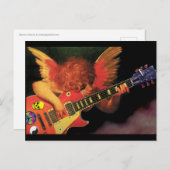 Cherub électrique avec carte postale guitare (Devant / Derrière)