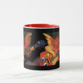 Chérub électrique, tasse à café à deux tons. (Centre)