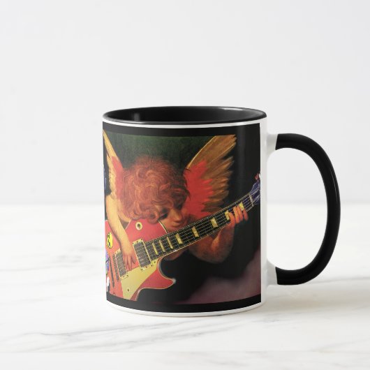 Chérub électrique, tasse à café à deux tons. (Droite)