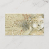 Cherub et Rose d'or Carte de visite (Dos)