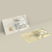 Cherub et Rose d'or Carte de visite