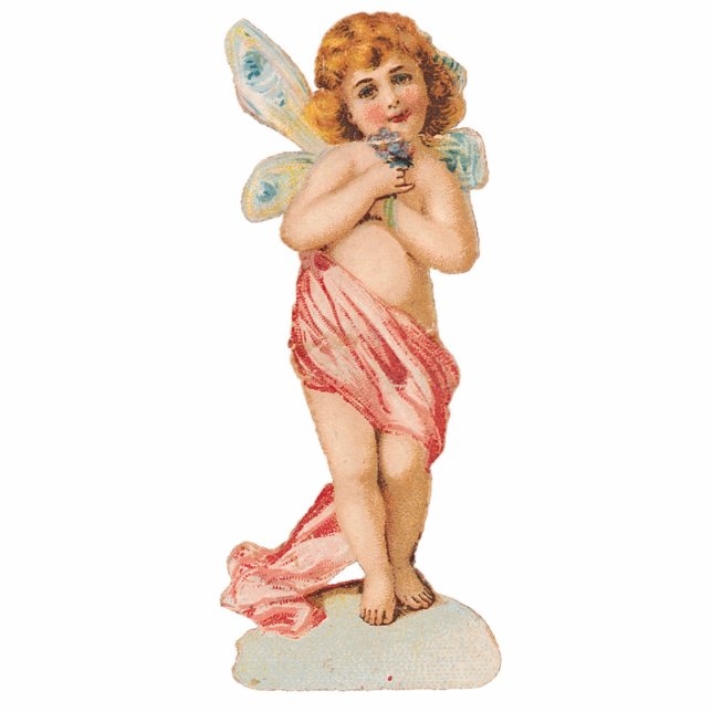 CHERUB FAIRY ORNAMENT FOTOBEELDJE ORNAMENT (Voorkant)